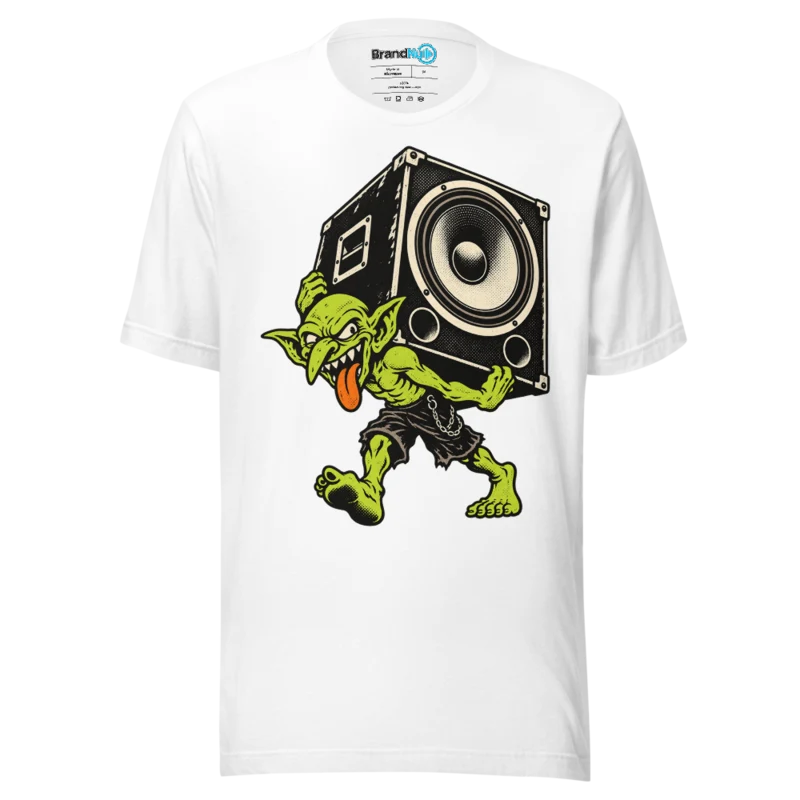 BrandNu Speaker Goblin T-Shirt - White