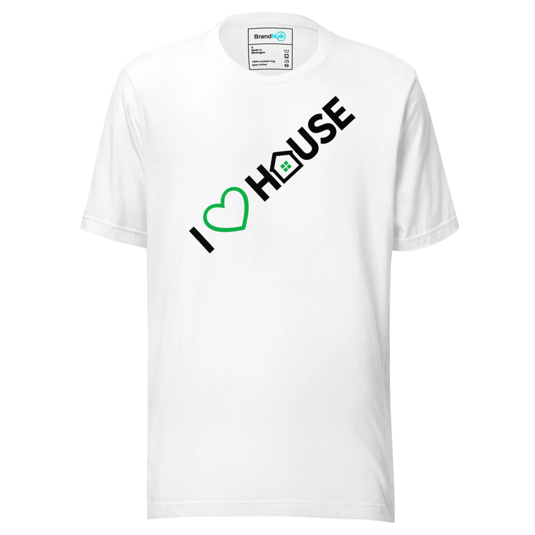 I Love House T Shirt – Clean Logo Edition