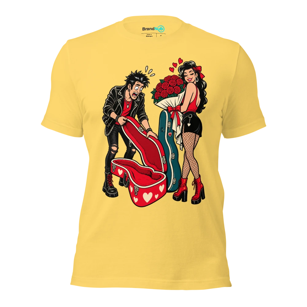 I THOUGHT WE WERE EXCLUSIVE THEN THE SIDE PROJECT T Shirt Yellow Front