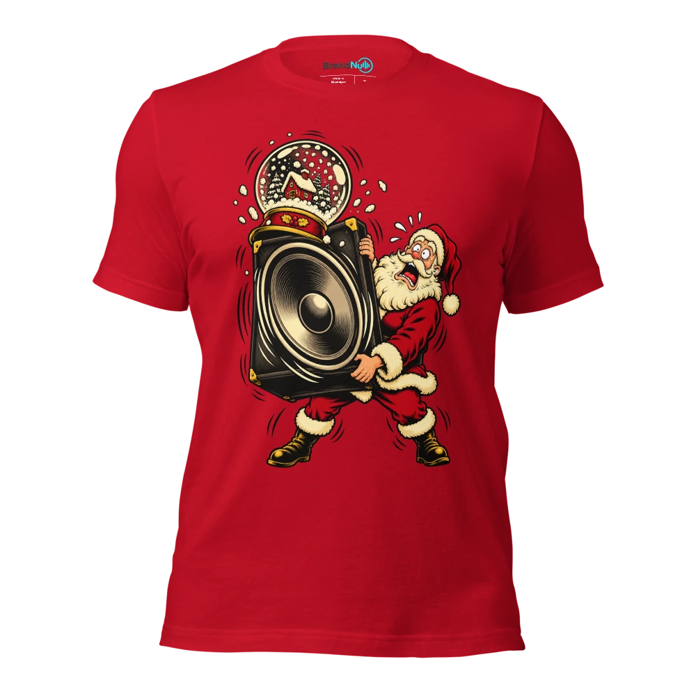 THE SNOW GLOBE HAS A NOISE COMPLAINT T Shirt Red Front