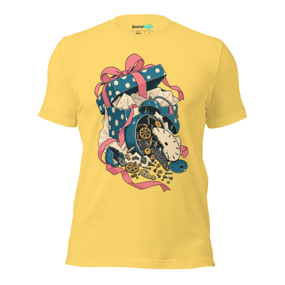 Woke up BrandNu. By lunch I was spares or repair T Shirt Yellow Front