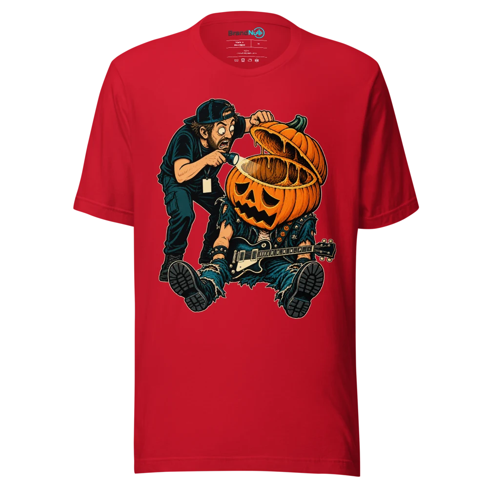 MY HEADLINER HAS BEEN HOLLOWED OUT T Shirt Red Front