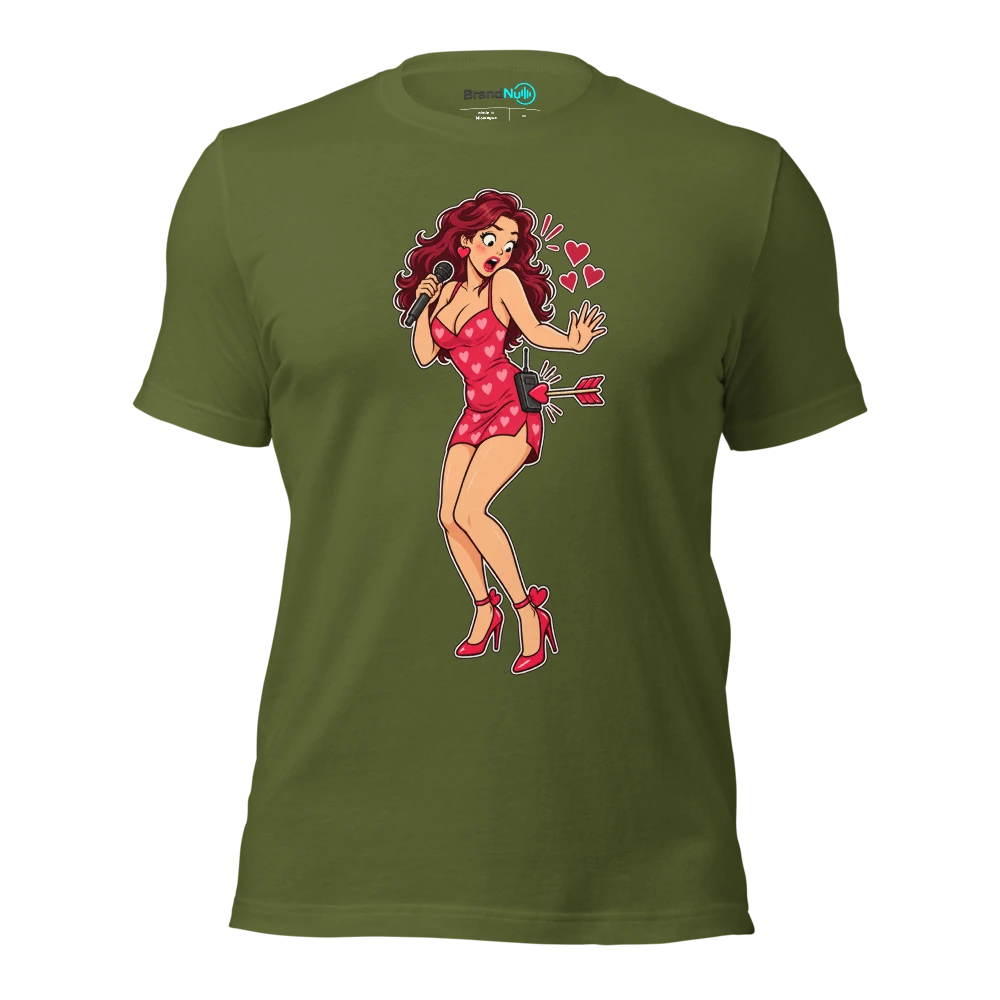 THE ARROW HIT THE WIRELESS RECEIVER AGAIN T Shirt Olive Front
