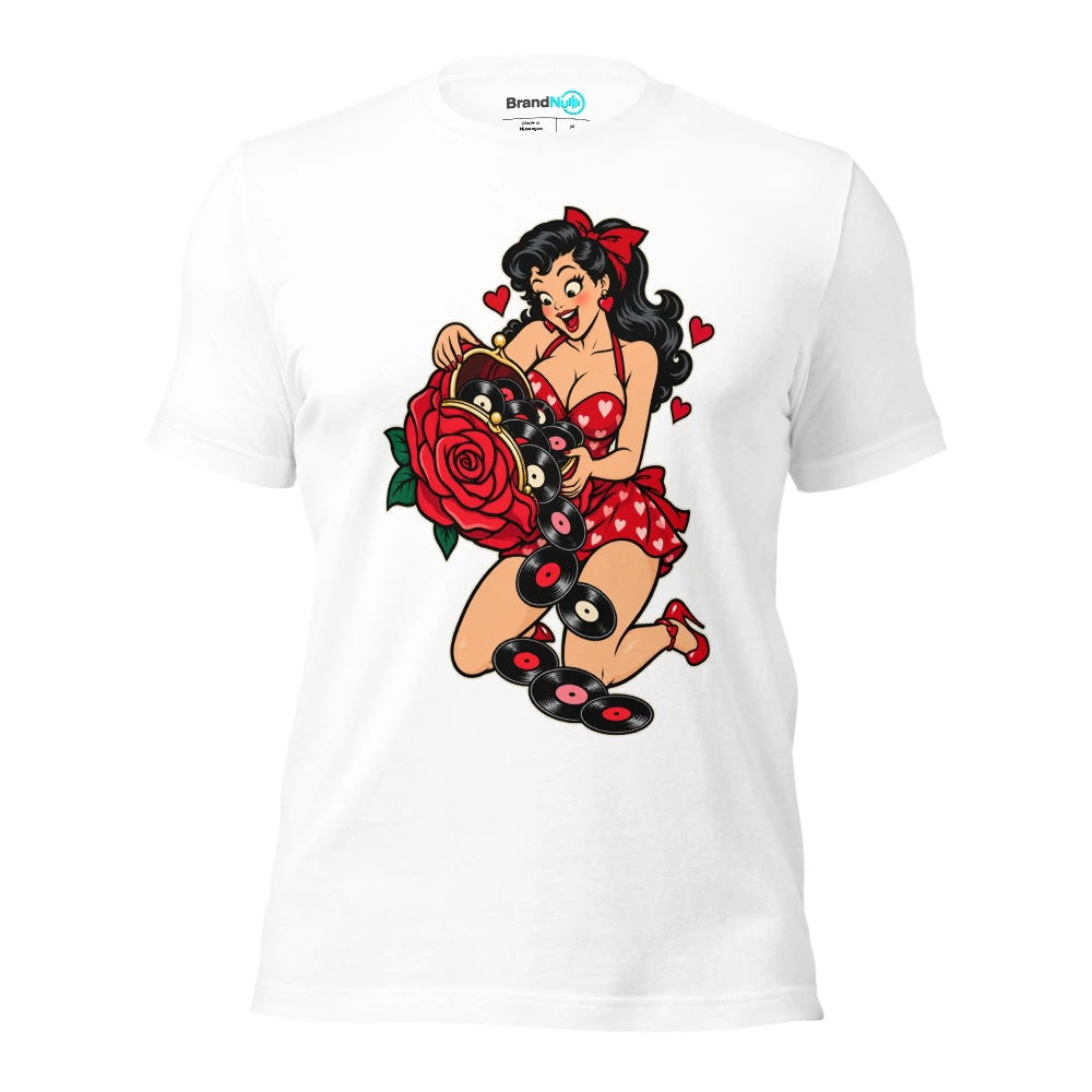 THE ROSE FUND HAS BECOME A VINYL FUND T Shirt White Front