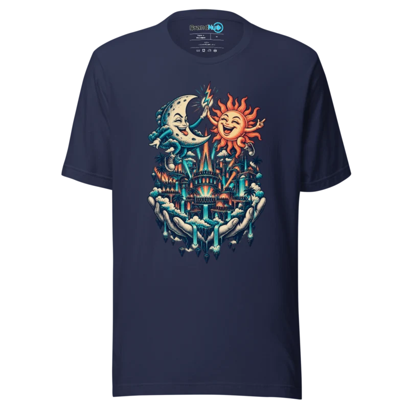 Moonlight Mischief T Shirt - Navy