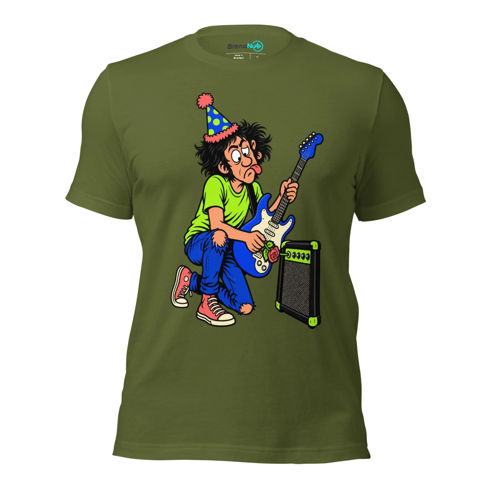 I ASKED FOR AN AMP NOT AN OPINION T Shirt Olive Front