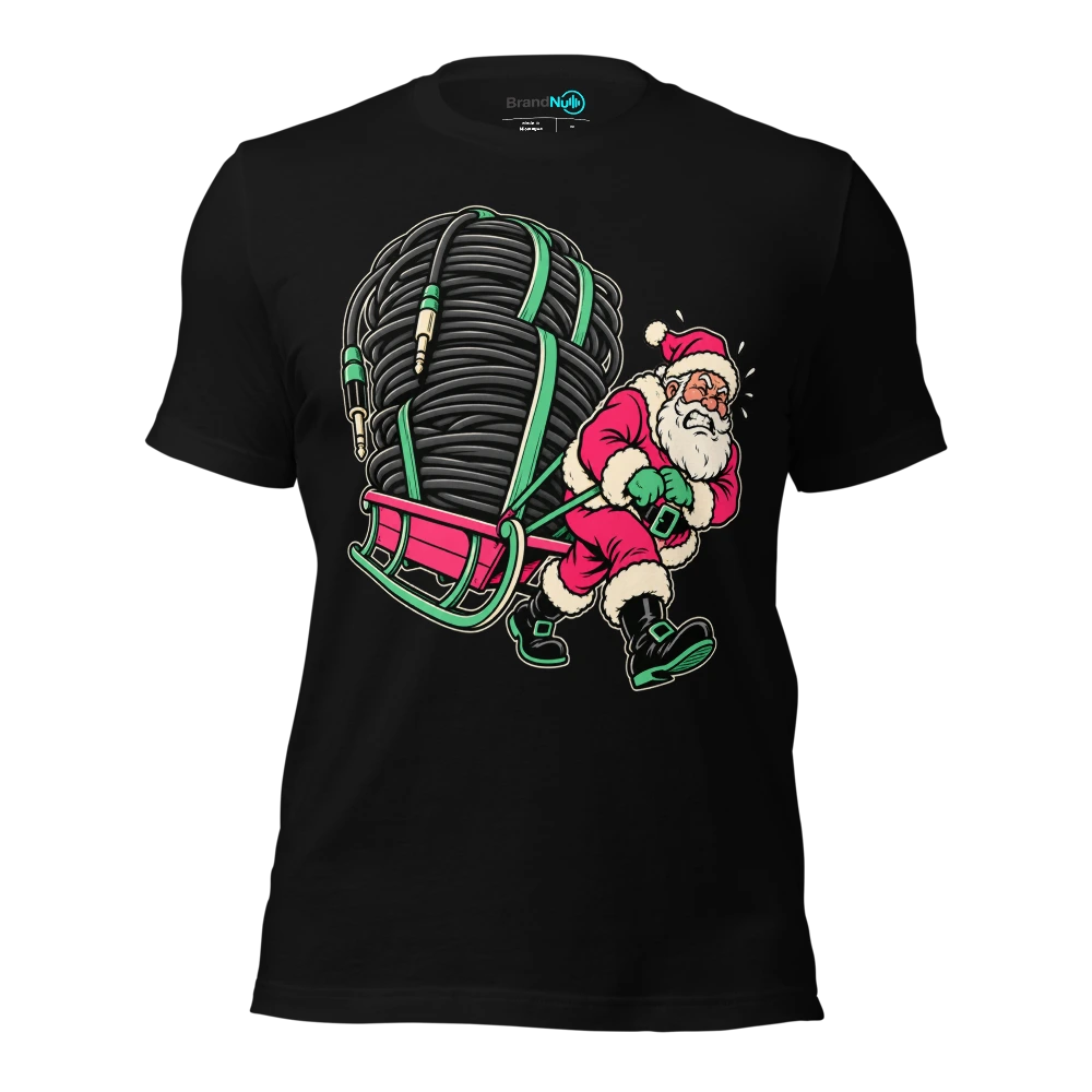 THE SLEDGE HAS BETTER CABLE STORAGE T-SHIRT