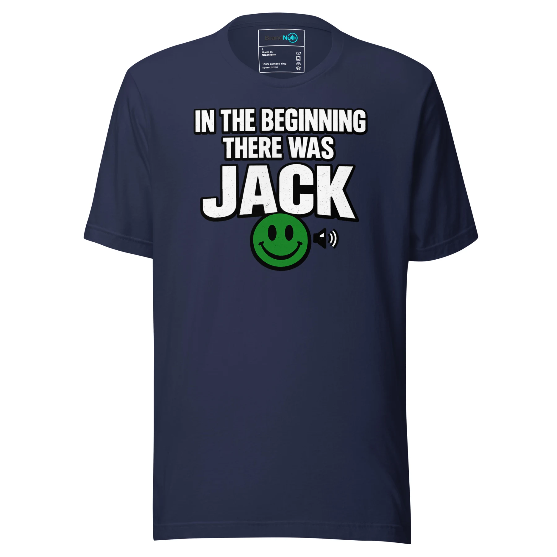In The Beginning There Was Jack T Shirt – Minimal Icon Version