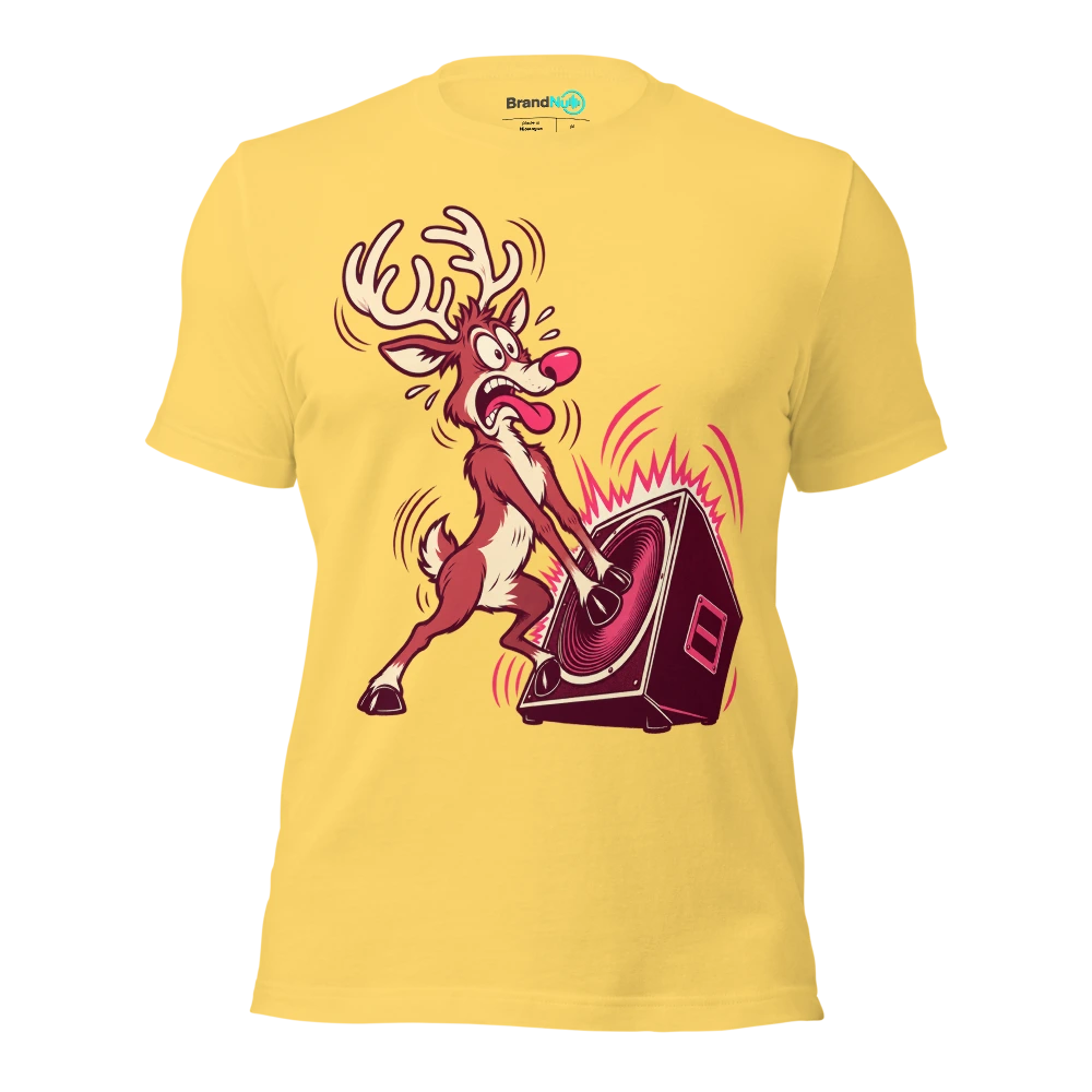 THE REINDEER HAVE FAILED THE LOW END TEST T Shirt Yellow Front