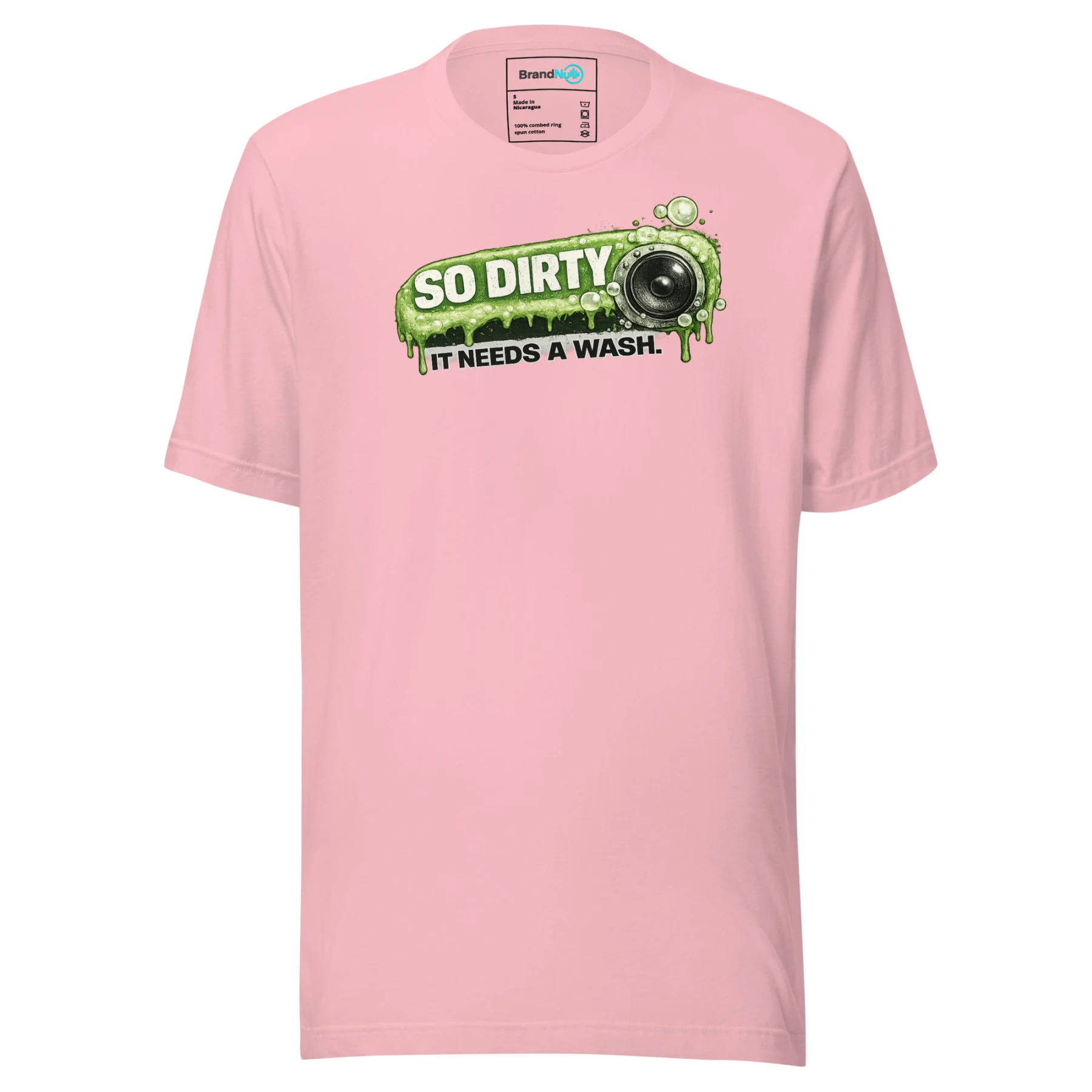 So Dirty It Needs a Wash – Green Screen Bass Tee