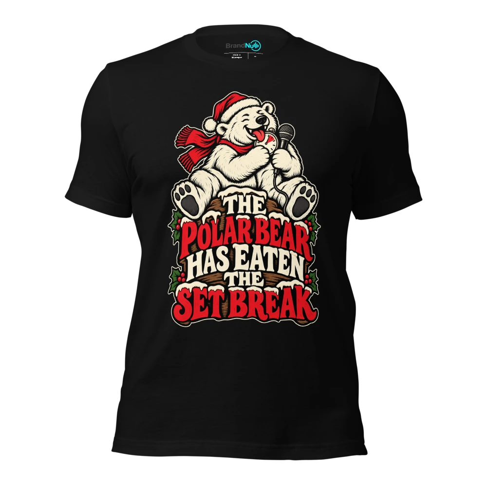 THE POLAR BEAR HAS EATEN THE SET BREAK T-SHIRT
