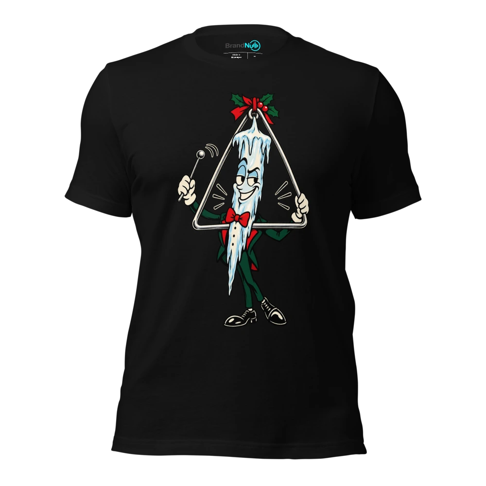 THE ICICLE HAS TAKEN THE TRIANGLE JOB T-SHIRT