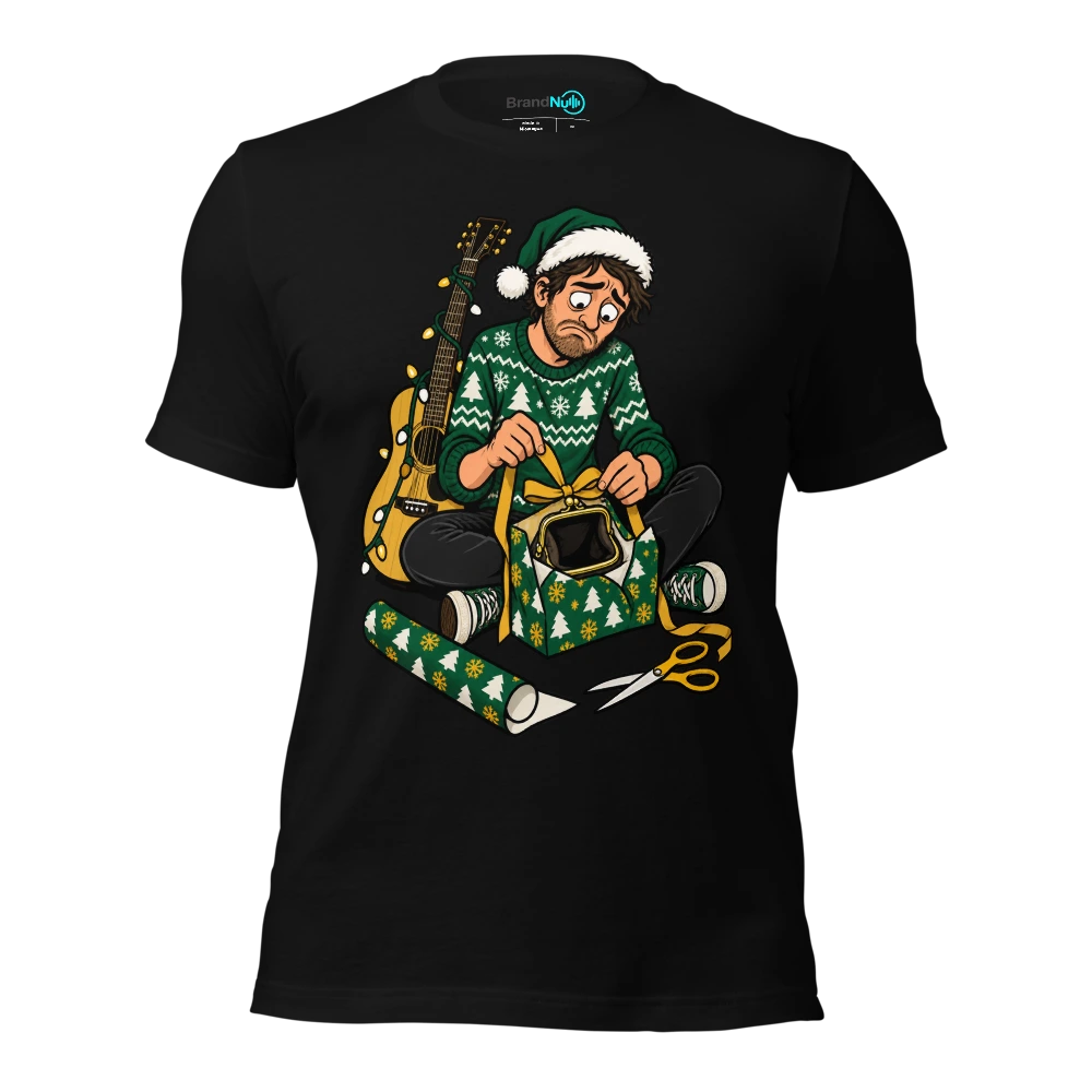 I BOUGHT MYSELF THE GIG FEE THEY OWE ME T Shirt Black Front