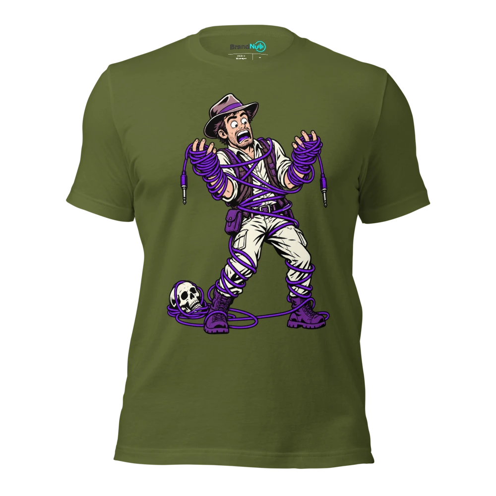 I HAVE BEEN WRAPPING THIS CABLE FOR CENTURIES T Shirt Olive Front