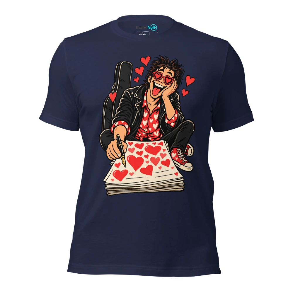 MY CONTRACT HAS MORE HEARTS THAN SIGNATURES T Shirt Navy Front
