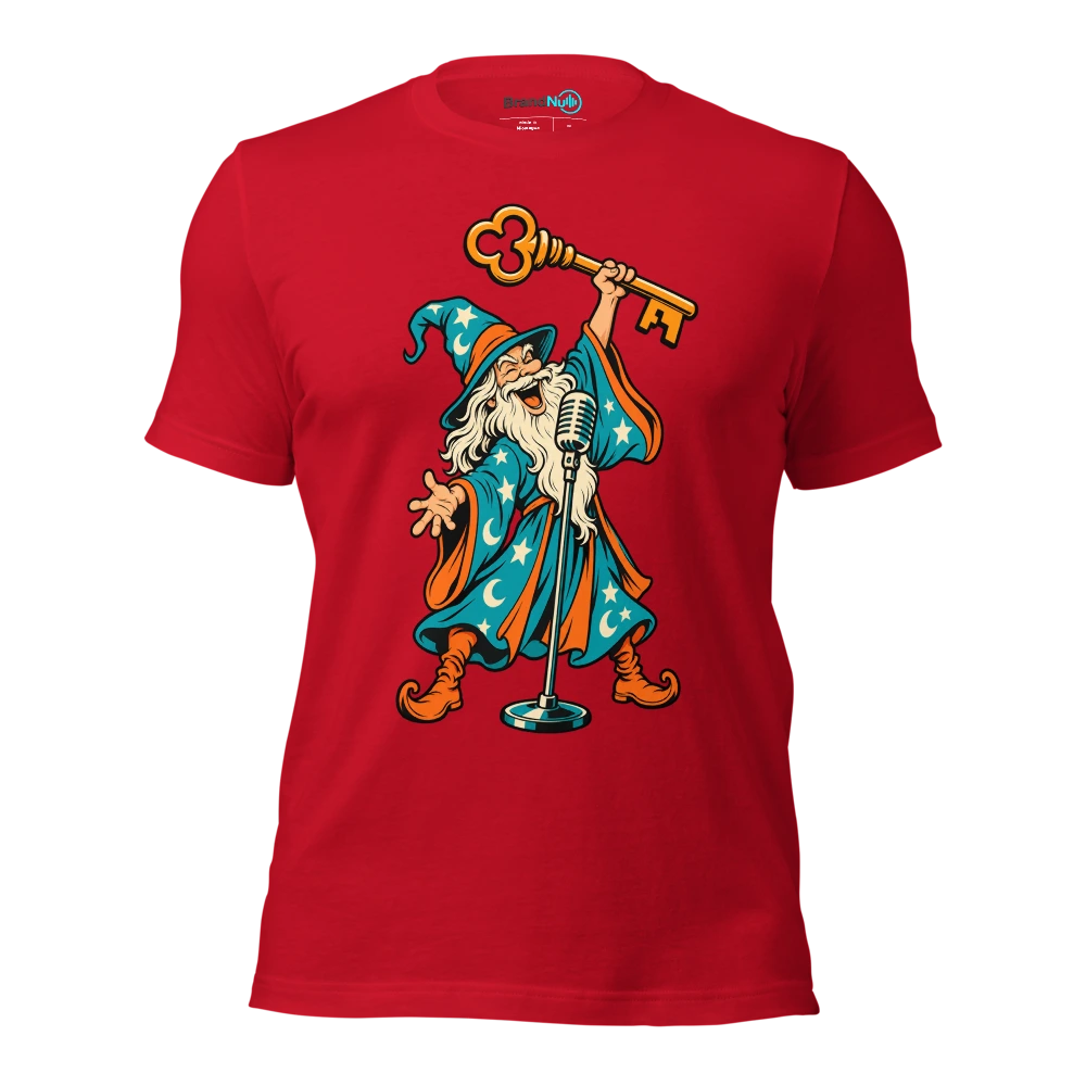 THE CAKE WIZARD HAS CONJURED AN UNNECESSARY KEY CHANGE T Shirt Red Front