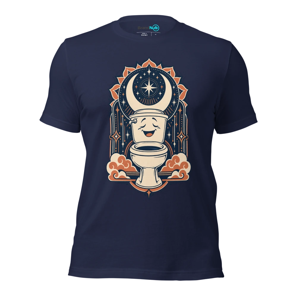 My BrandNu spiritual awakening was just needing a piss T Shirt Navy Front