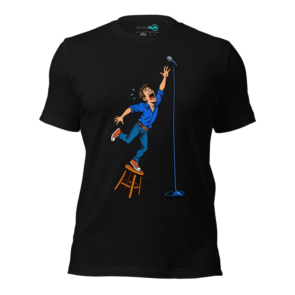 ANOTHER YEAR STILL NO VOCAL RANGE T Shirt Black Front
