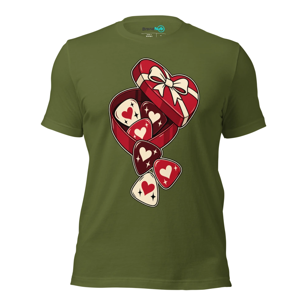 THIS HEART SHAPED BOX IS NOW PICK STORAGE T Shirt Olive Front
