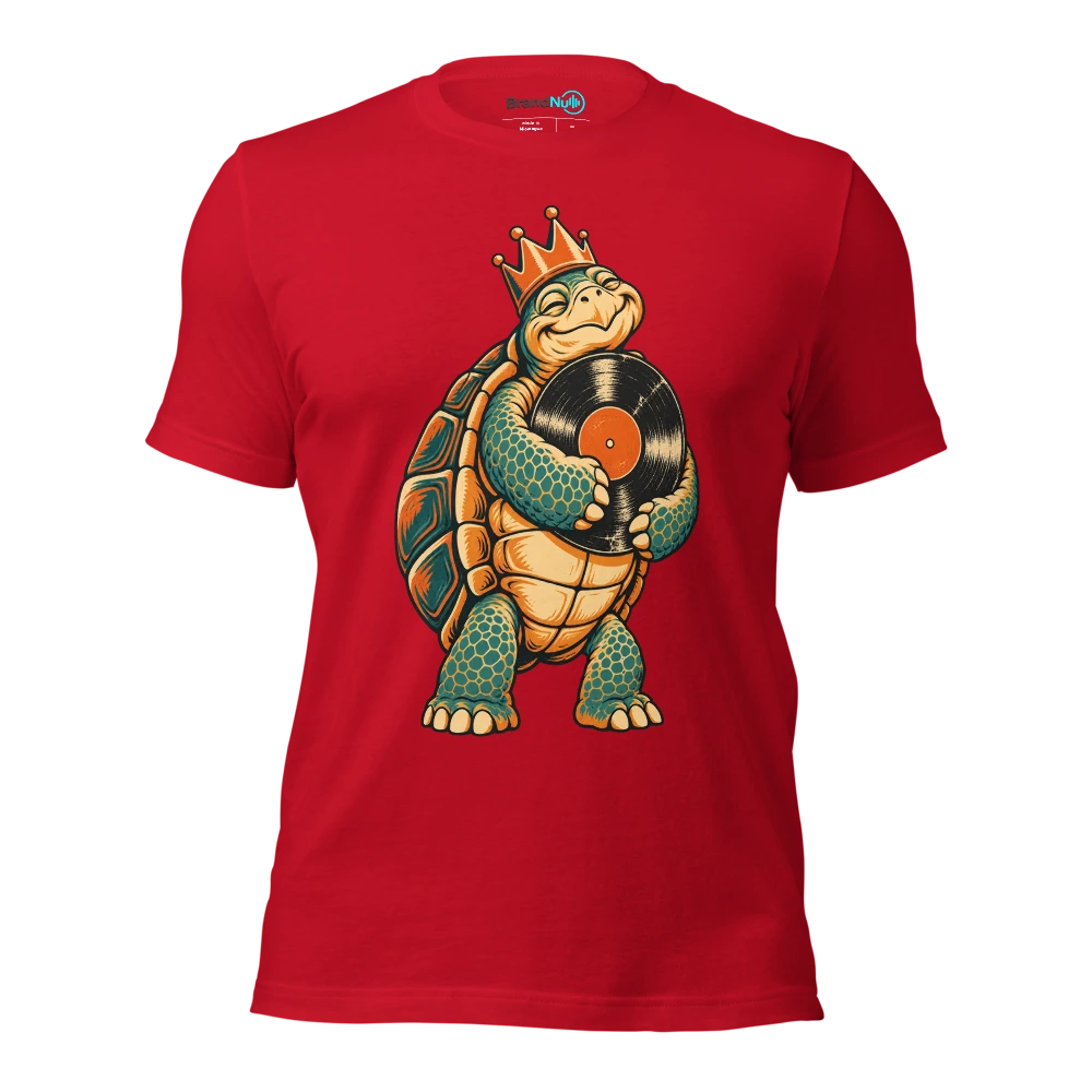 THE TORTOISE KNOWS THE B SIDE BY HEART T Shirt Red Front