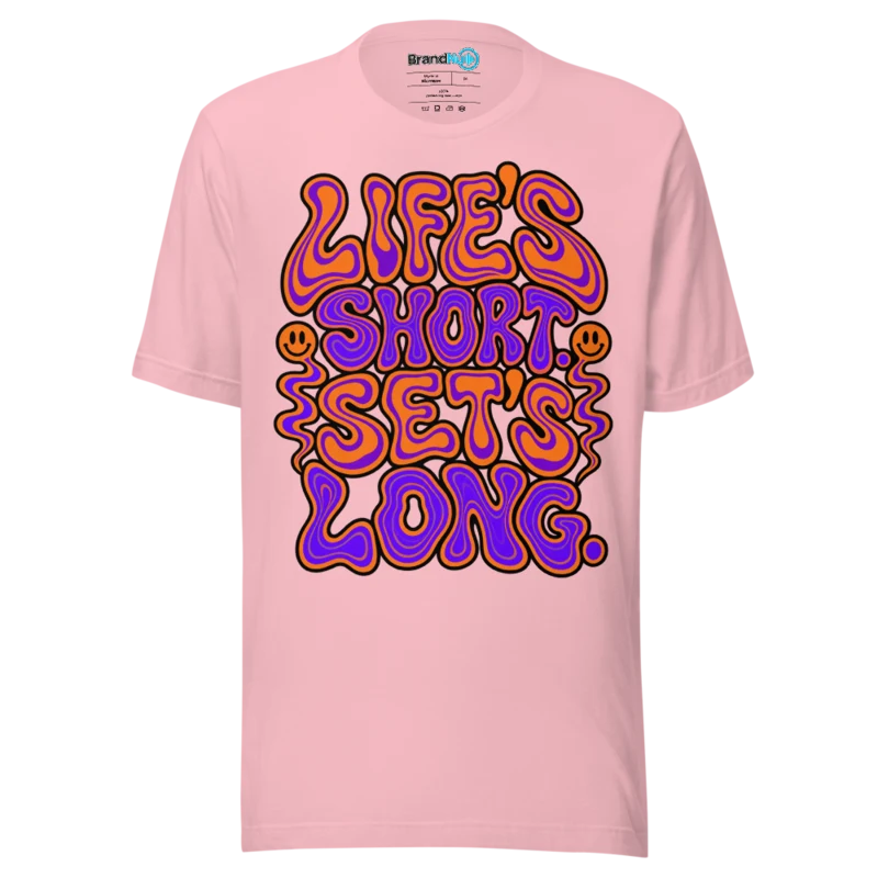 BrandNu Life'S Short. Set'S Long. T-Shirt - Pink