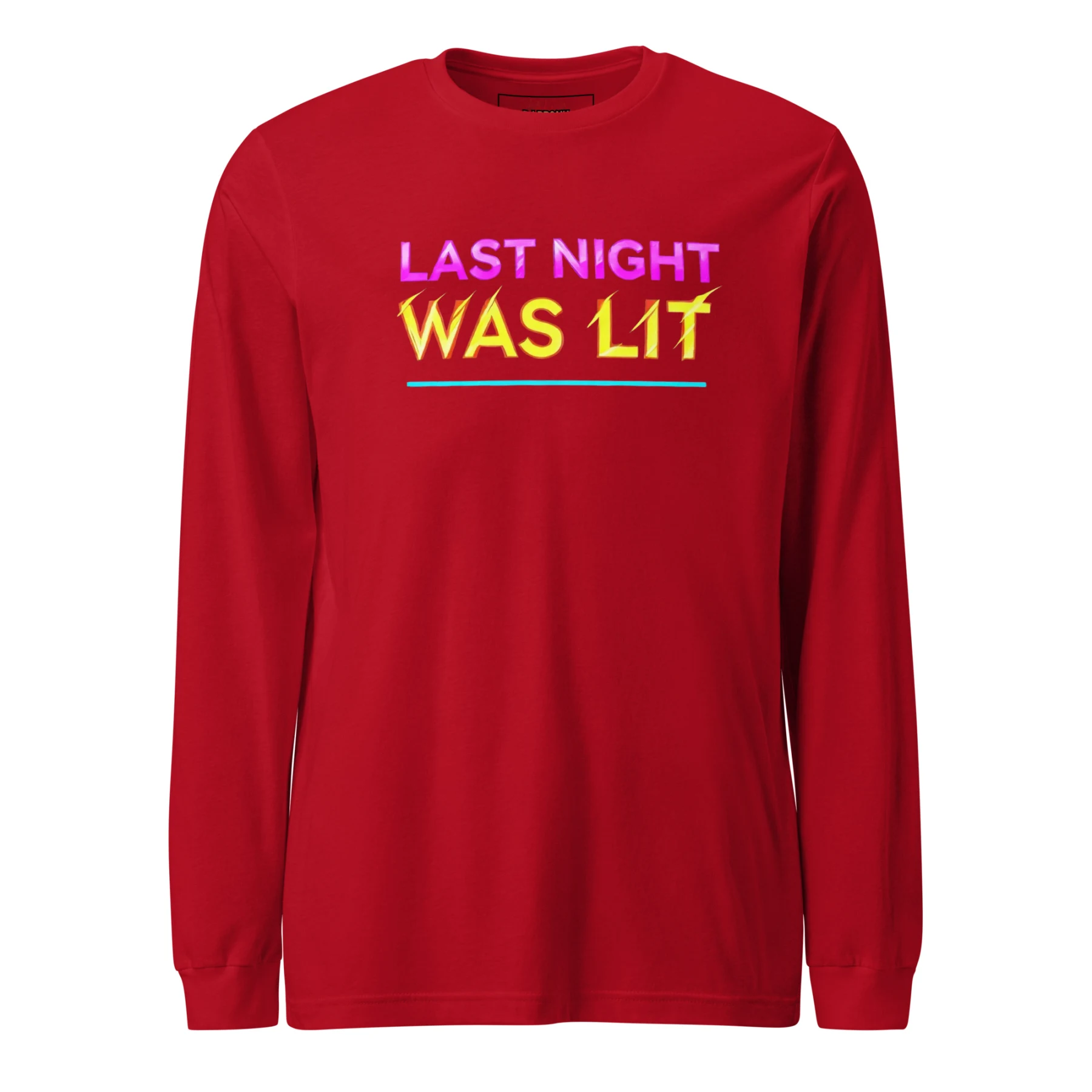 Last Night Was Lit Long-Sleeve Tee for Party Enthusiasts