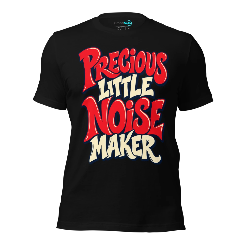 PRECIOUS LITTLE NOISE MAKER T Shirt Black Front
