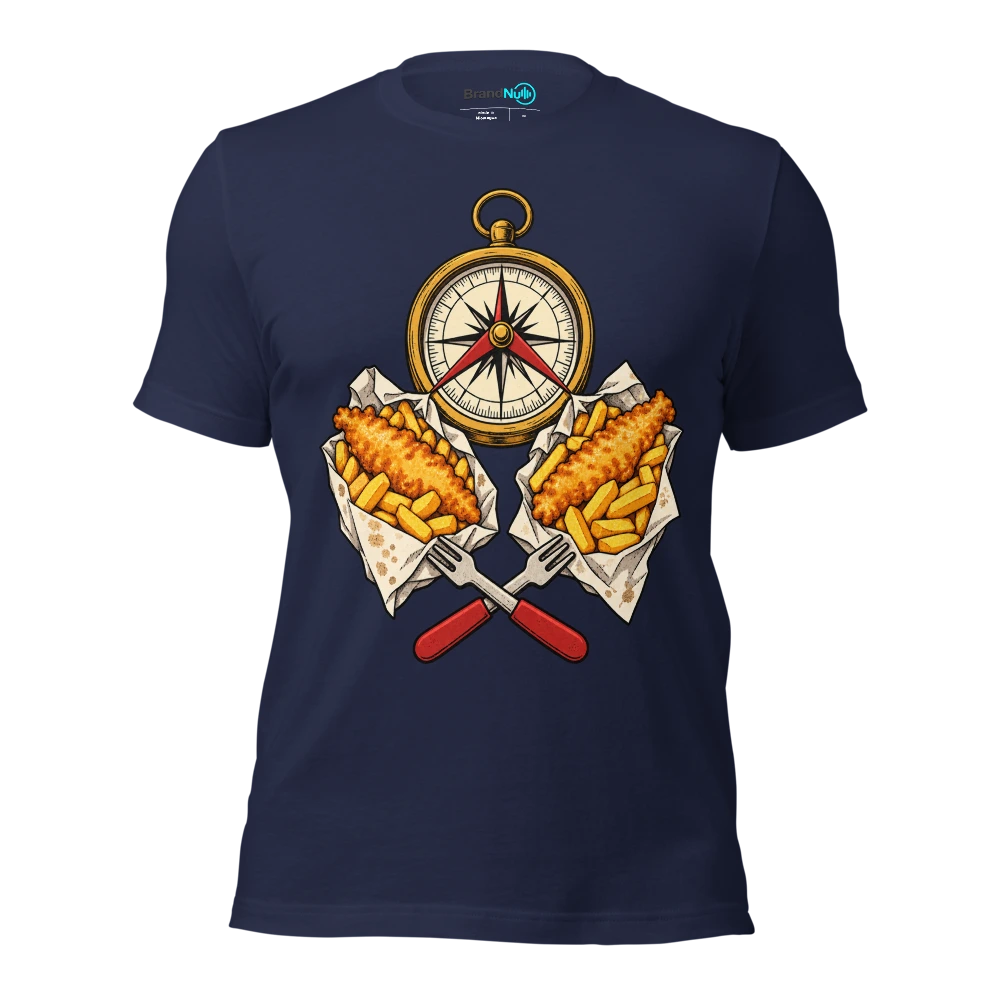 My BrandNu sense of adventure is trying the other chippy T Shirt Navy Front