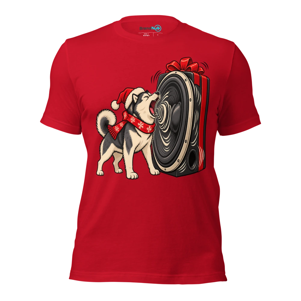 THE HUSKY HAS JOINED THE SUB SECTION T Shirt Red Front