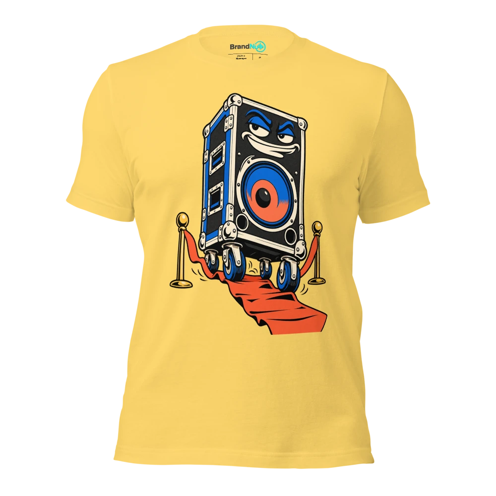 THE LOADING RAMP IS MY RED CARPET T Shirt Yellow Front