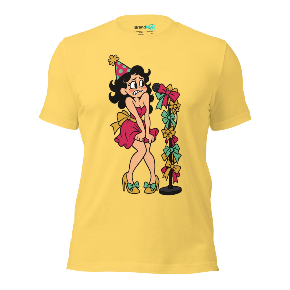 MY FRIENDS BOUGHT A TRIBUTE ACT TO MY BAD DECISIONS T Shirt Yellow Front