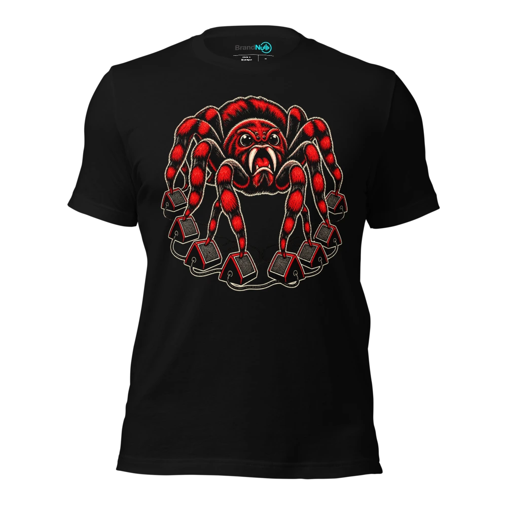 THE TARANTULA HAS REQUESTED EIGHT STAGE MONITORS T-SHIRT