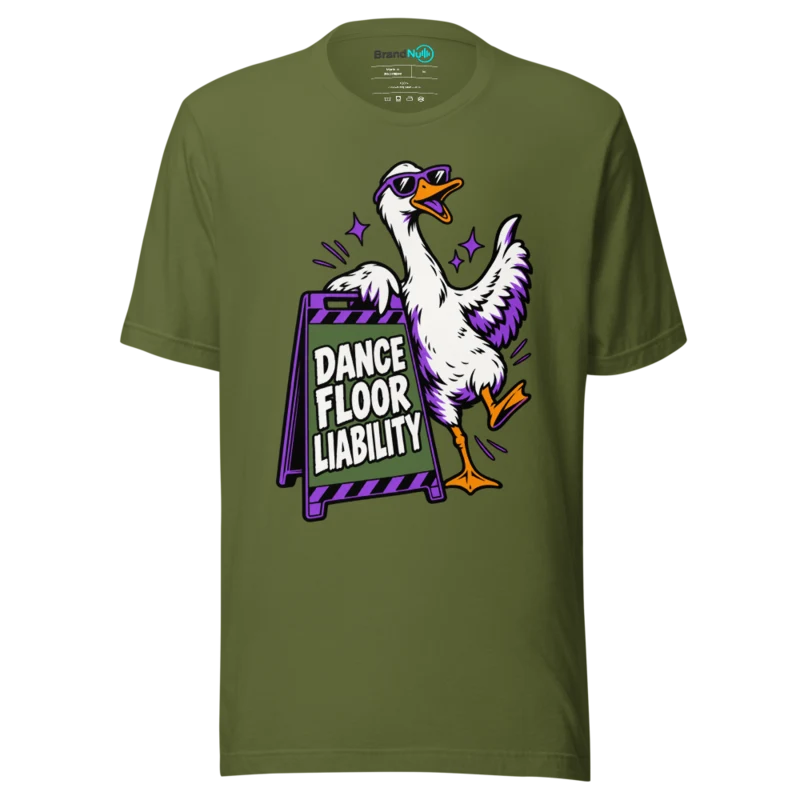 DANCE FLOOR LIABILITY T Shirt - Olive