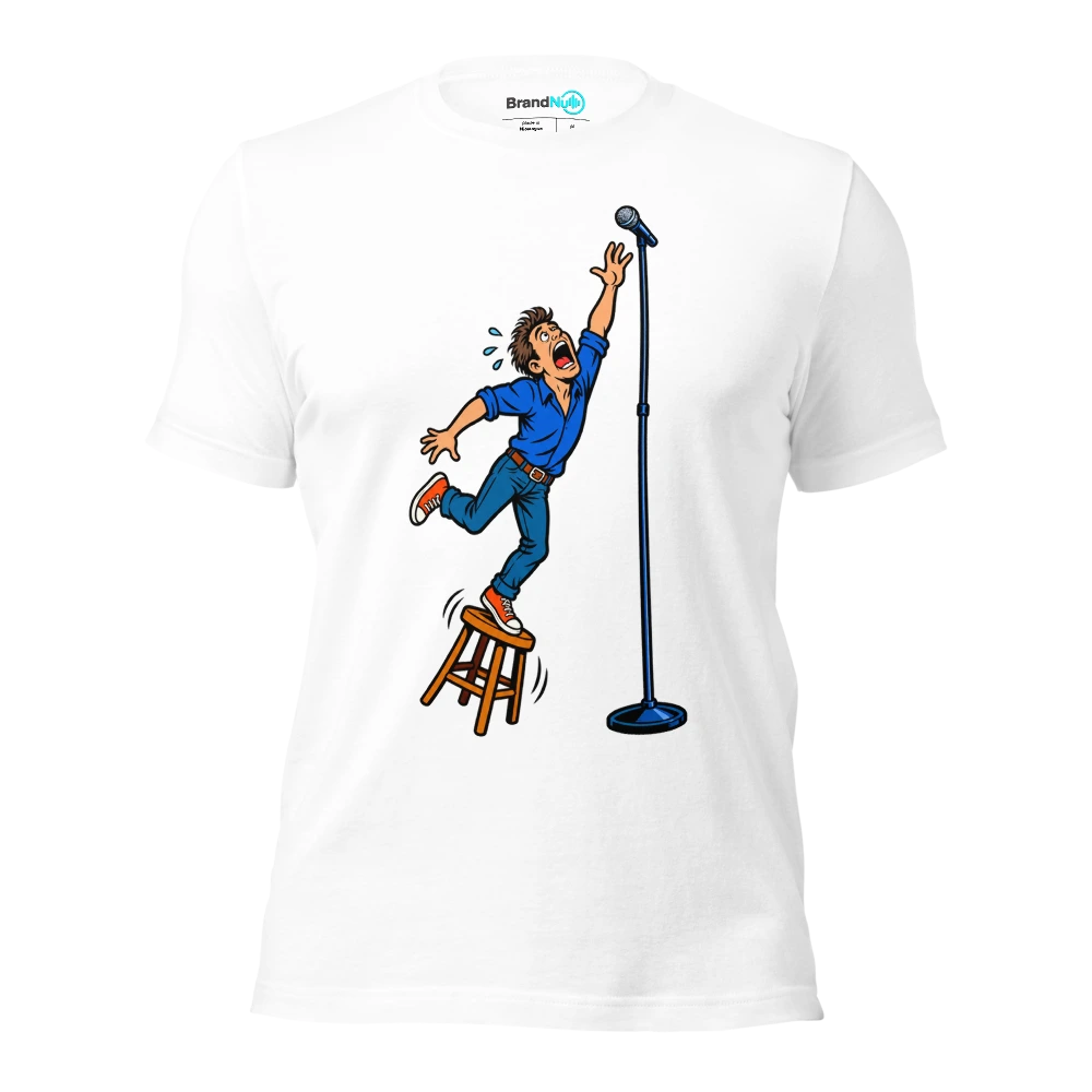 ANOTHER YEAR STILL NO VOCAL RANGE T Shirt White Front