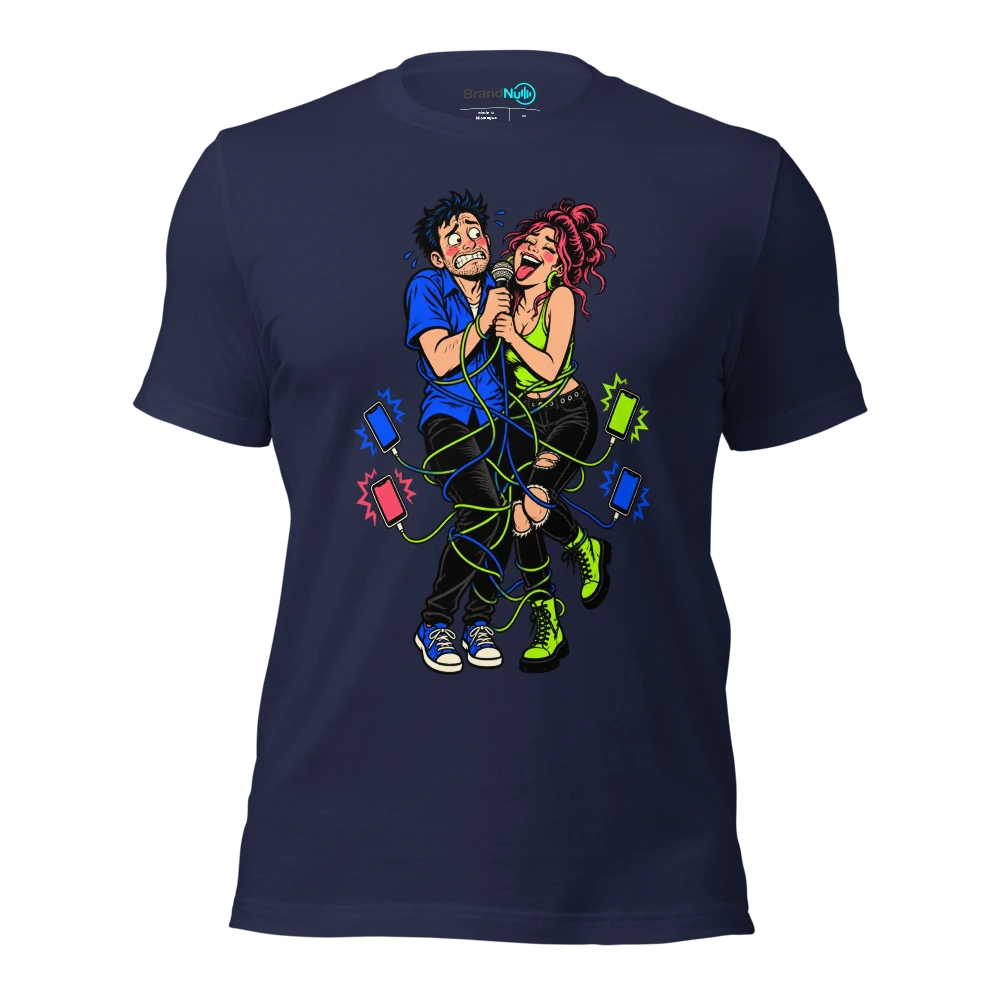 MY BIRTHDAY DUET HAS CAUSED A GROUP CHAT T Shirt Navy Front