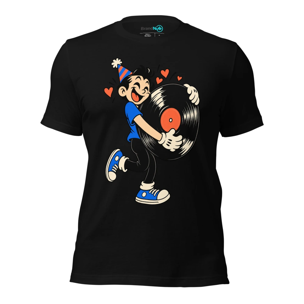 I REMEMBER WHEN THE RECORD NEEDED TWO HANDS T-SHIRT