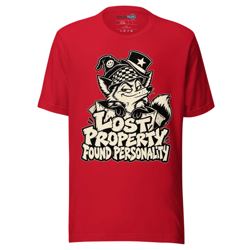 LOST PROPERTY FOUND PERSONALITY T Shirt - Red