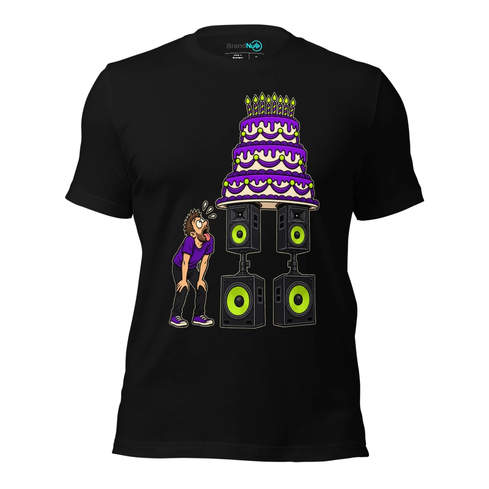 THE CAKE HAS A BETTER SUPPORT STRUCTURE THAN ME T-SHIRT