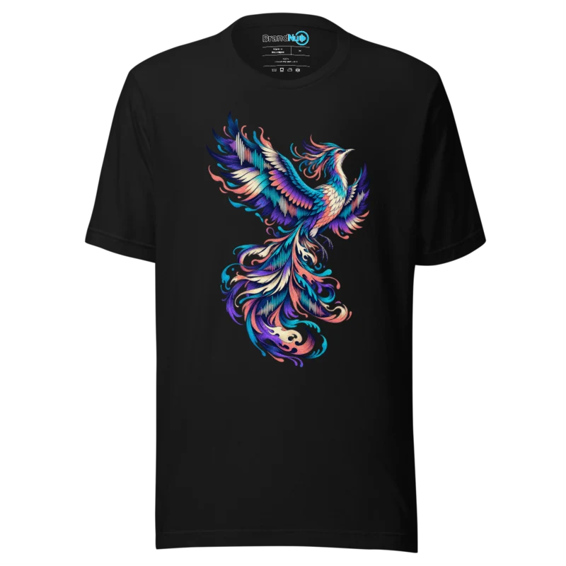 BrandNu Wild Sound Bird T-Shirt - Black - Front
