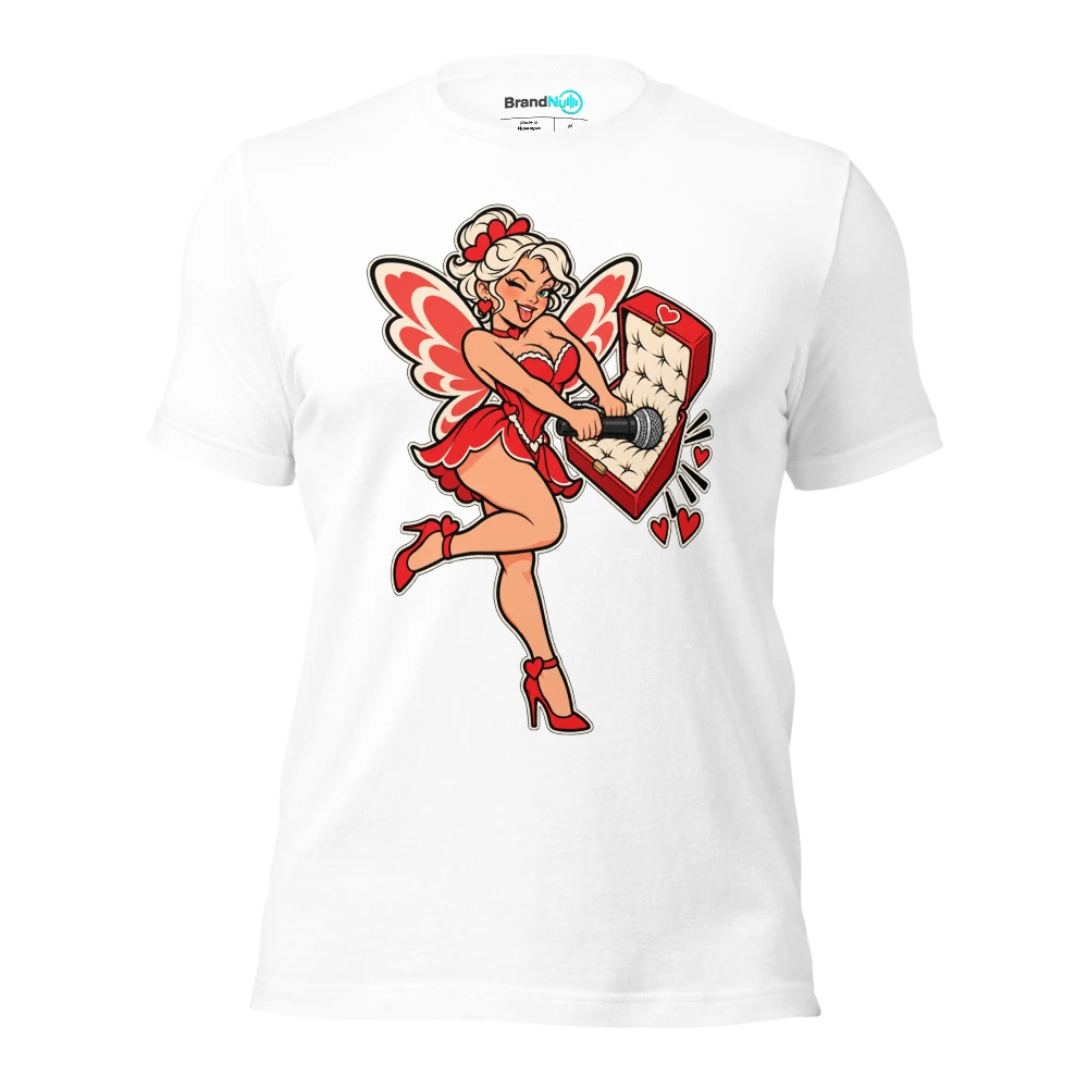 THE LOVE FAIRY HAS MUTED THE HARMONY T Shirt White Front