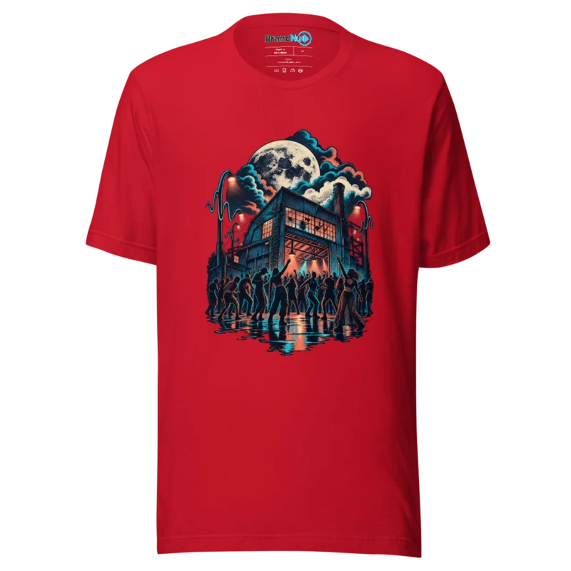 Night Economy T Shirt - Red