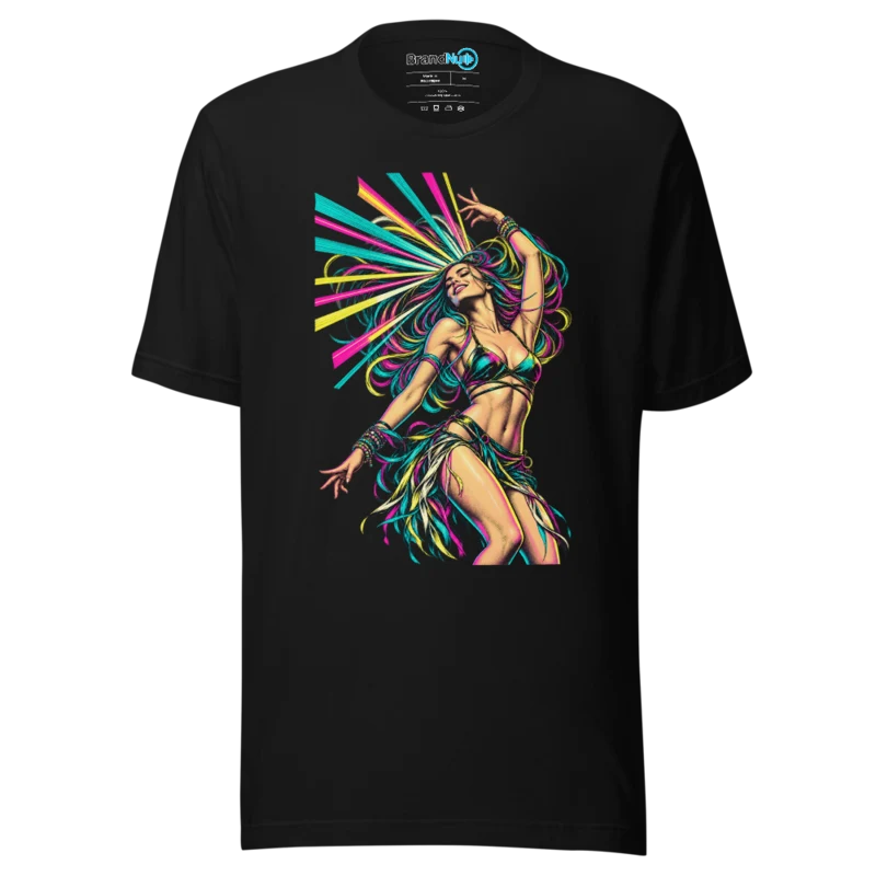 Laser Hair T Shirt - Black