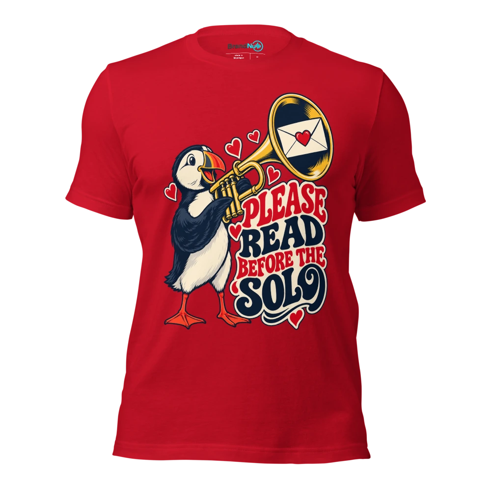PLEASE READ BEFORE THE SOLO T Shirt Red Front