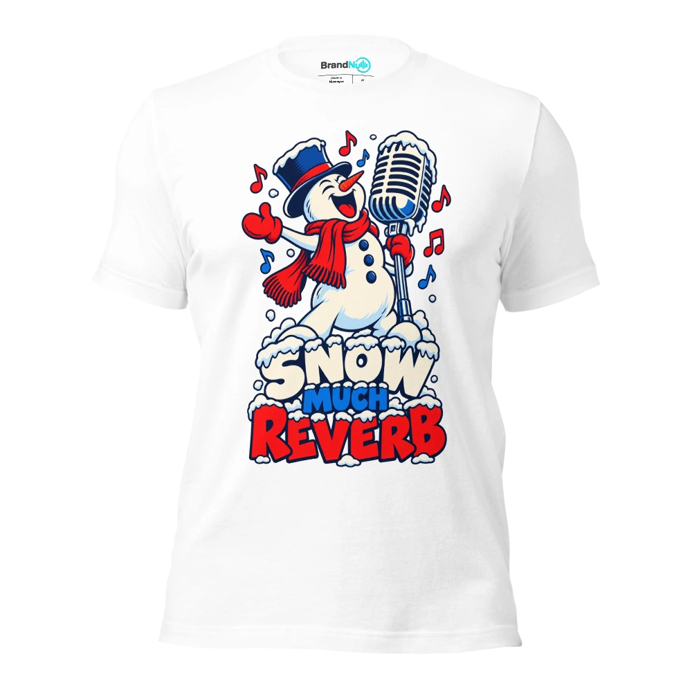SNOW MUCH REVERB T Shirt White Front