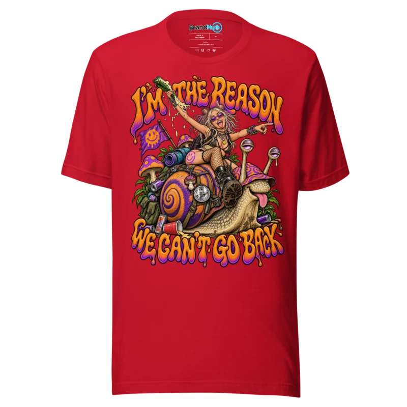 BrandNu I'm The Reason We Can't Go Back T-Shirt - Red