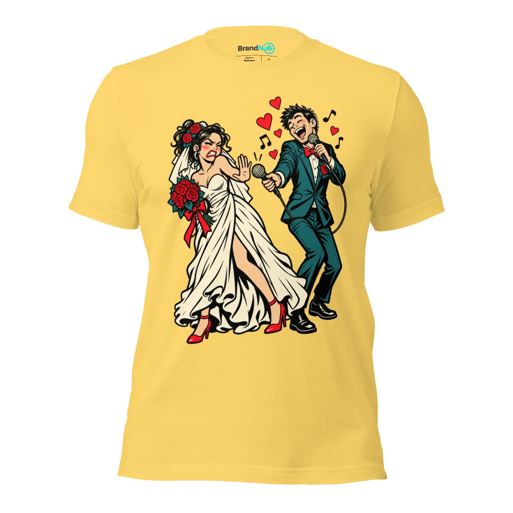 I SAID I DO NOT I DUET T Shirt Yellow Front