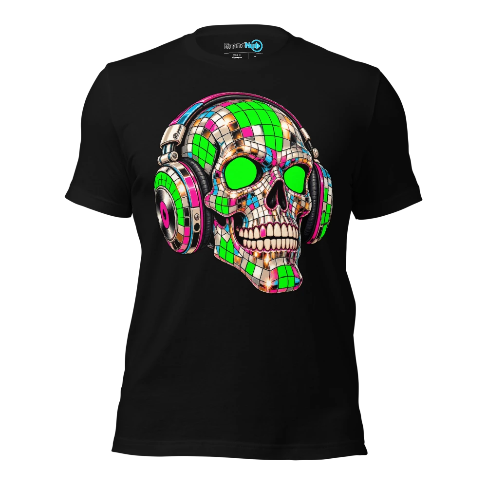 Disco Skull Disco Graphic T-SHIRT