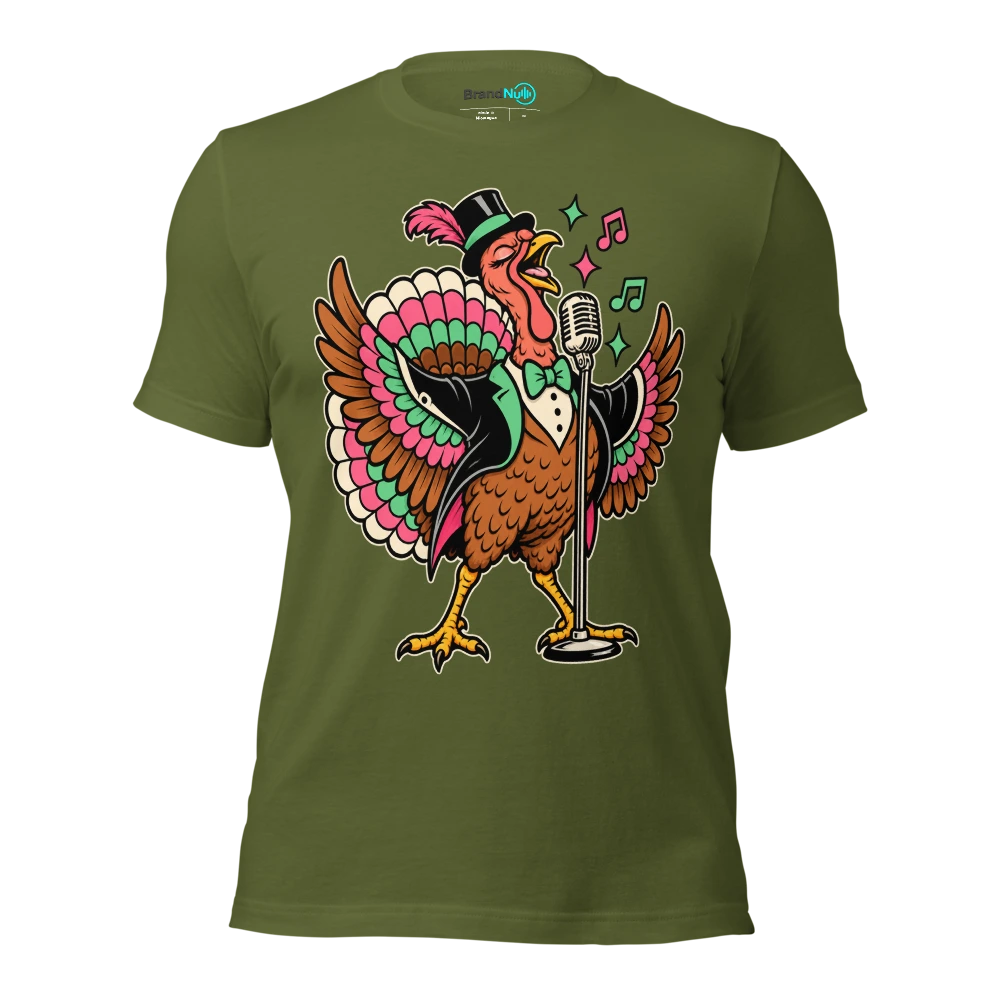 THE TURKEY HAS REQUESTED A SOLO SLOT T Shirt Olive Front