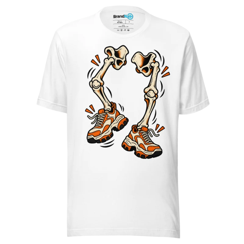 BrandNu Dancing Bones T-Shirt - White