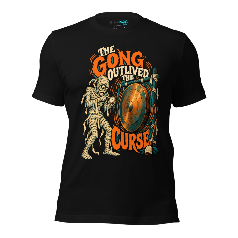 THE GONG OUTLIVED THE CURSE T-SHIRT